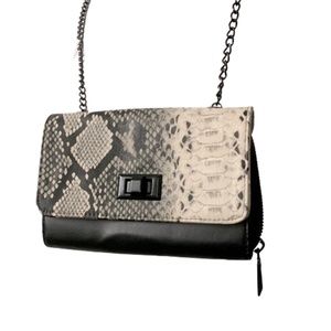 Elegant Clutch Bag two tone purse